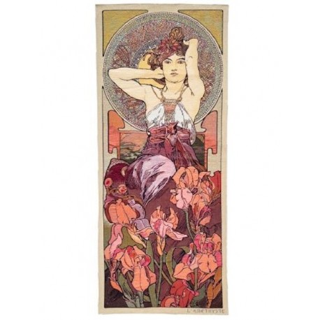 Amethyste - tapisserie Mucha