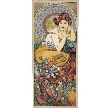 Topaze - tapisserie Mucha