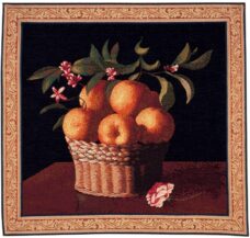 corbeille d'oranges, tapisserie