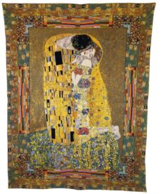 tapisserie Klimt le baiser