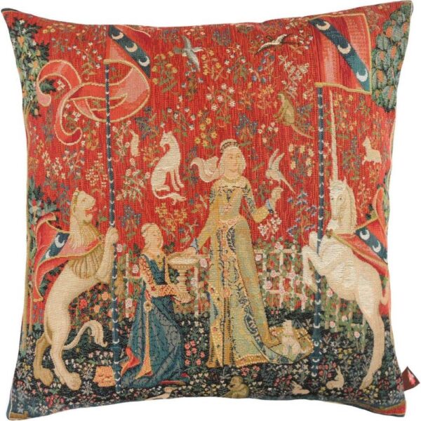 Coussins Dame à la Licorne, lot de 3