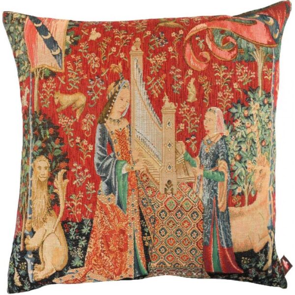 Coussins Dame à la Licorne, lot de 3