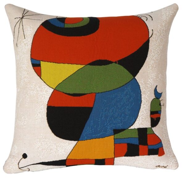 Coussin Miro - fond blanc