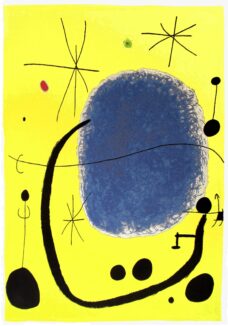 L'Or de l'Azur, Miró (taille réelle)