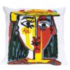 Picasso coussin  HEAD OF A  WOMAN WITH HAT