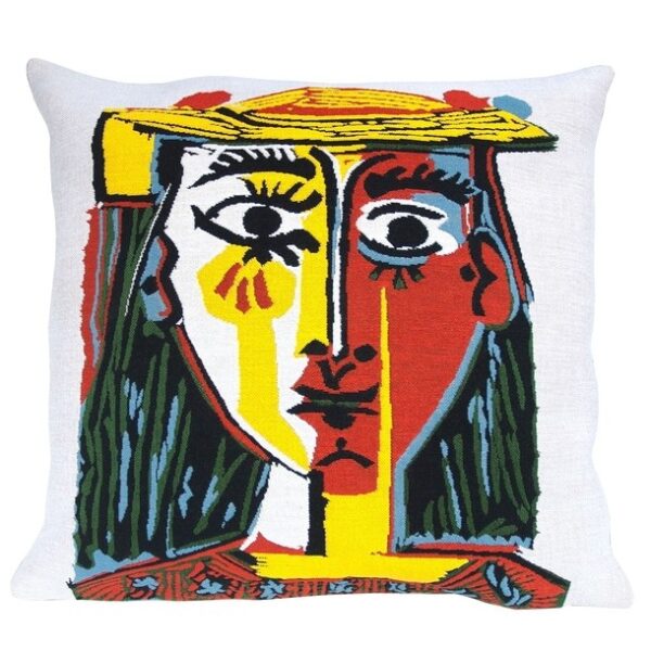 Picasso coussin Femme au chapeau