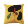 Portrait de jeune fille, coussin Miro