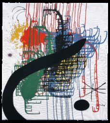 Tapisserie Miro 3 Cheveux dans la nuit III (1972)